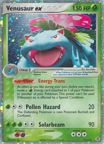 Venusaur ex (112/112) [EX: FireRed & LeafGreen] | Mega City Incorporated