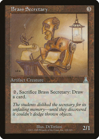 Brass Secretary [Urza's Destiny] | Mega City Incorporated