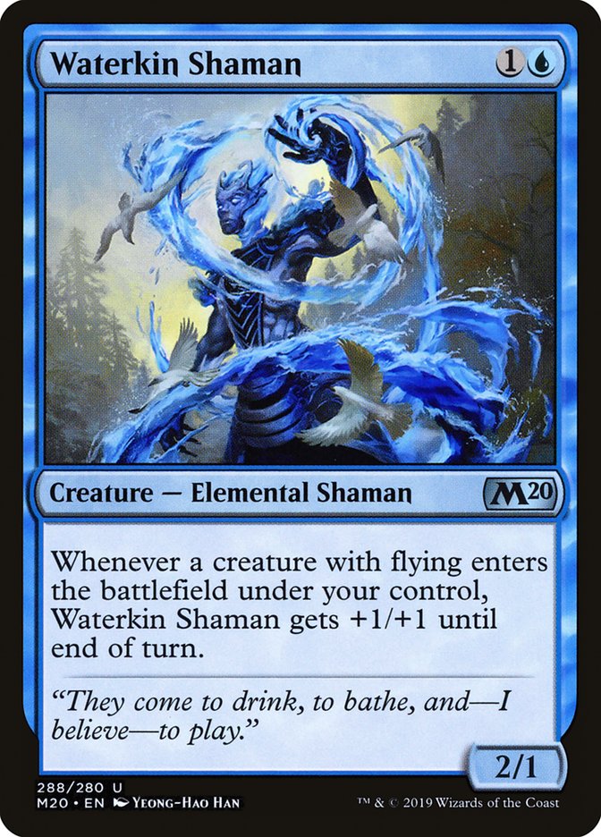 Waterkin Shaman [Core Set 2020] | Mega City Incorporated