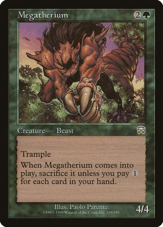 Megatherium [Mercadian Masques] | Mega City Incorporated