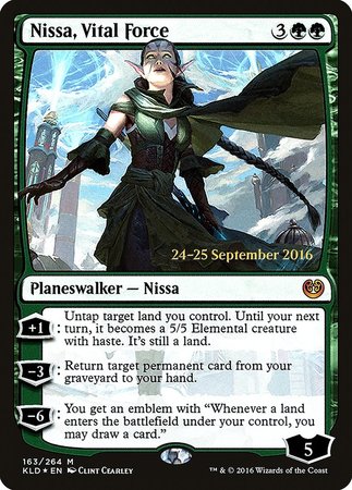 Nissa, Vital Force [Kaladesh Promos] | Mega City Incorporated