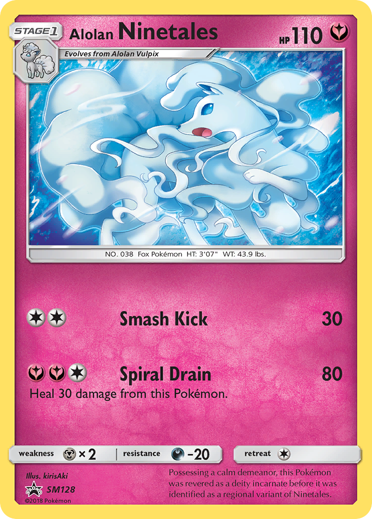 Alolan Ninetales (SM128) [Sun & Moon: Black Star Promos] | Mega City Incorporated