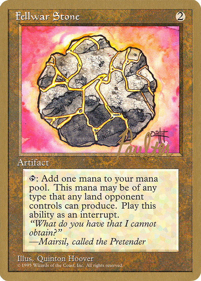 Fellwar Stone (Preston Poulter) [Pro Tour Collector Set] | Mega City Incorporated