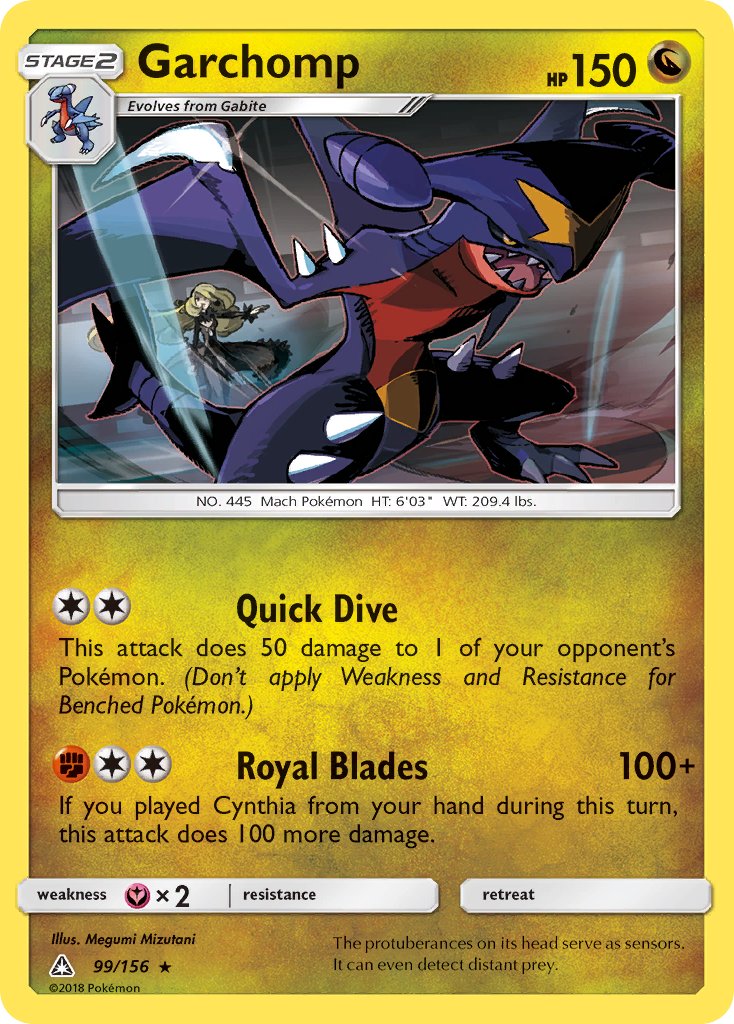 Garchomp (99/156) (Cracked Ice Holo) (Theme Deck Exclusive) [Sun & Moon: Ultra Prism] | Mega City Incorporated