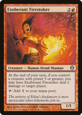Exuberant Firestoker [Shards of Alara] | Mega City Incorporated