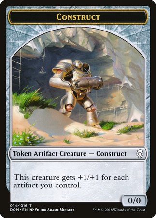 Construct Token [Dominaria Tokens] | Mega City Incorporated