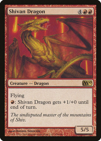 Shivan Dragon [Magic 2010] | Mega City Incorporated