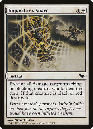 Inquisitor's Snare [Shadowmoor] | Mega City Incorporated