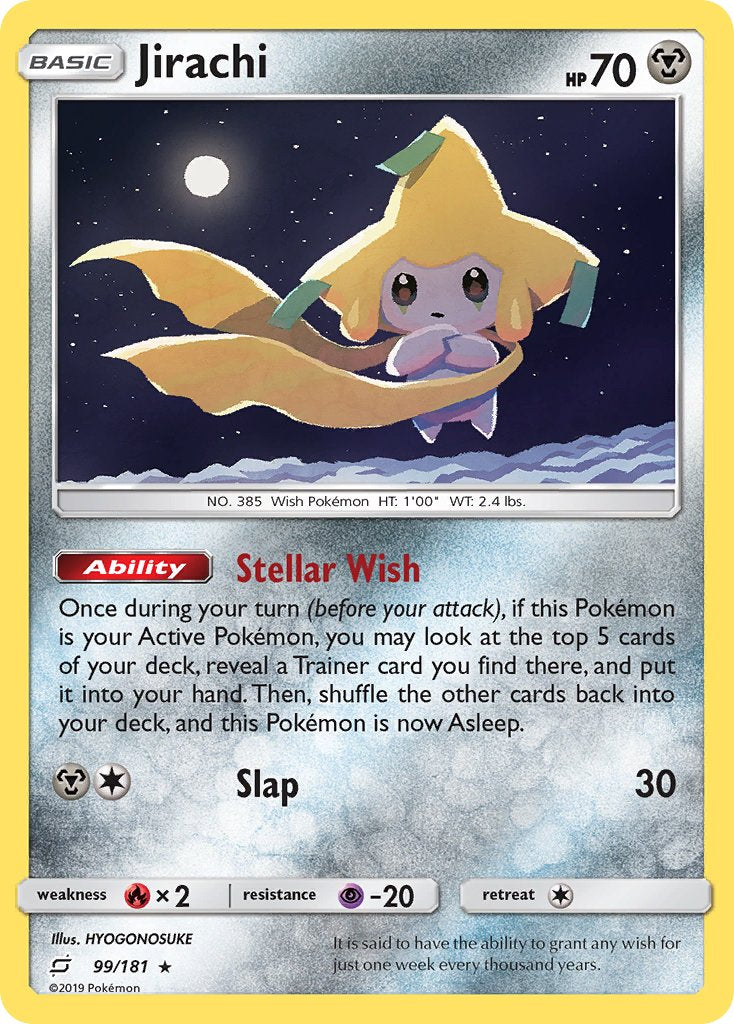 Jirachi (99/181) (Theme Deck Exclusive) [Sun & Moon: Team Up] | Mega City Incorporated