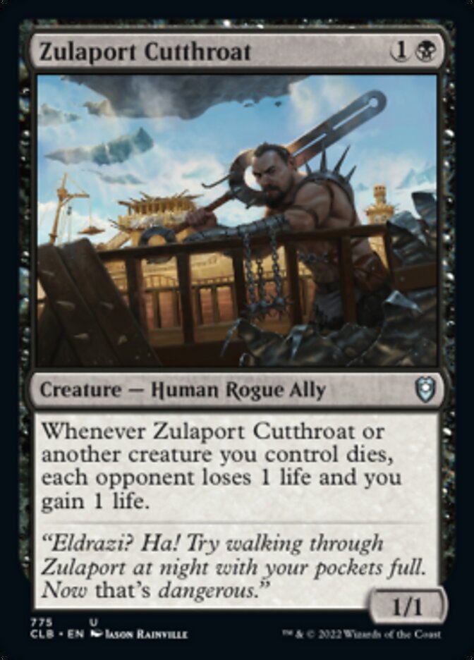 Zulaport Cutthroat [Commander Legends: Battle for Baldur's Gate] | Mega City Incorporated