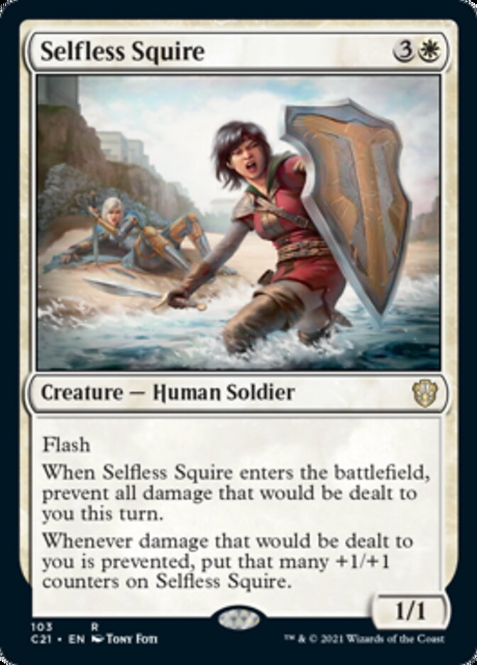 Selfless Squire [Commander 2021] | Mega City Incorporated