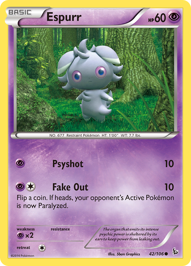 Espurr (42/106) [XY: Flashfire] | Mega City Incorporated