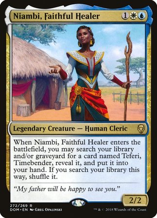 Niambi, Faithful Healer [Dominaria] | Mega City Incorporated