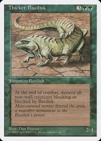 Thicket Basilisk [Fourth Edition] | Mega City Incorporated