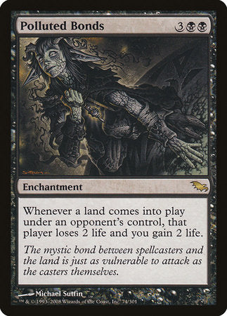Polluted Bonds [Shadowmoor] | Mega City Incorporated