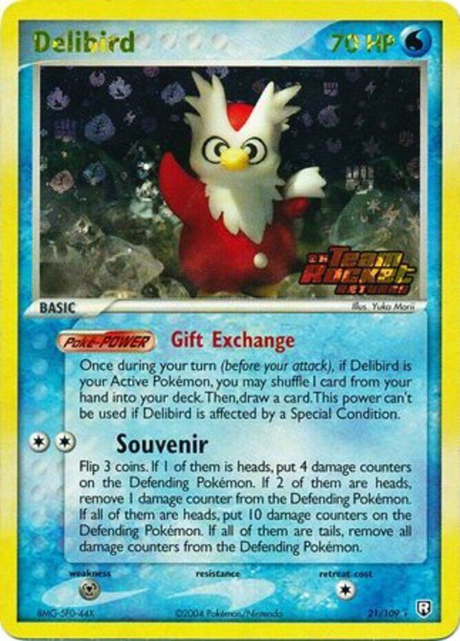 Delibird (21/109) (Stamped) [EX: Team Rocket Returns] | Mega City Incorporated