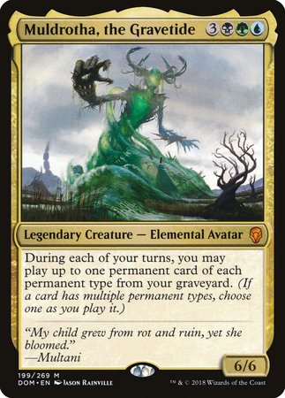 Muldrotha, the Gravetide [Dominaria] | Mega City Incorporated