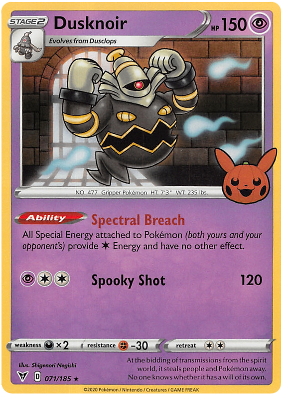 Dusknoir (071/185) [Trick or Trade 2023] | Mega City Incorporated