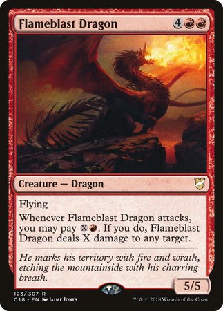 Flameblast Dragon [Commander 2018] | Mega City Incorporated