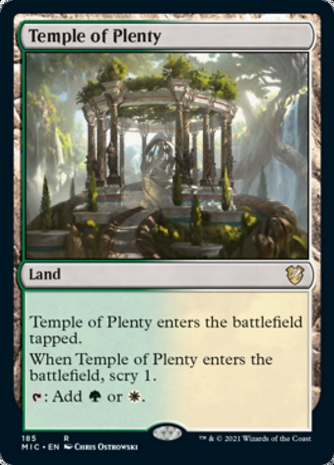 Temple of Plenty [Innistrad: Midnight Hunt Commander] | Mega City Incorporated