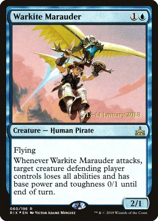 Warkite Marauder [Rivals of Ixalan Promos] | Mega City Incorporated