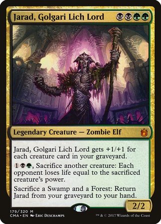 Jarad, Golgari Lich Lord [Commander Anthology] | Mega City Incorporated