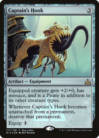 Captain's Hook [Rivals of Ixalan Promos] | Mega City Incorporated