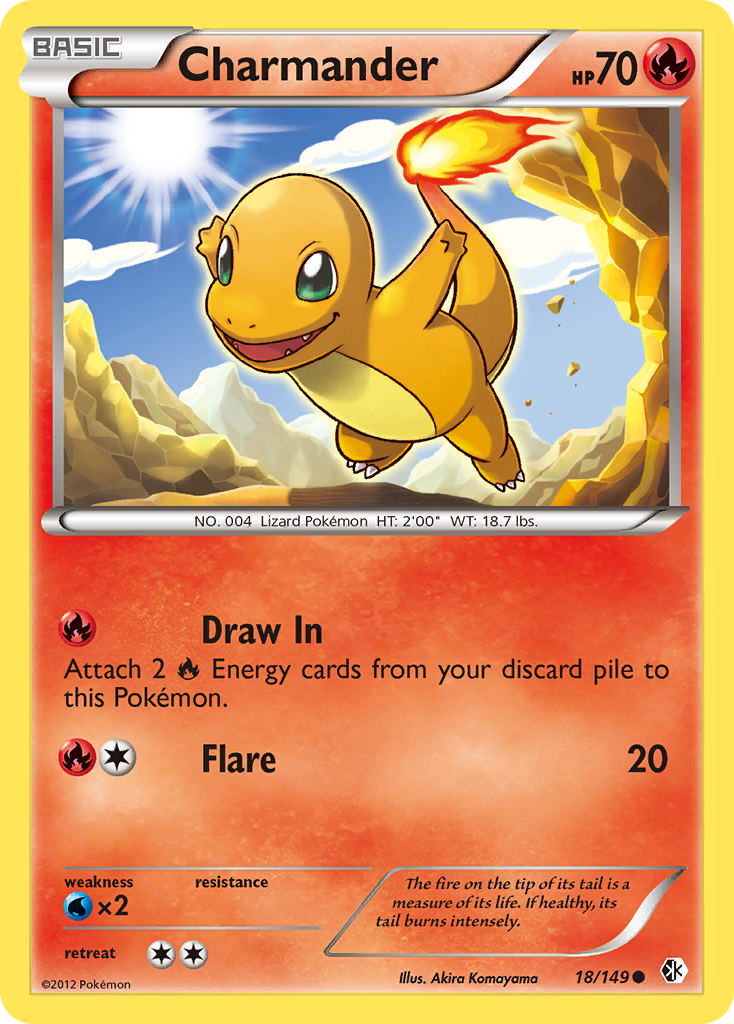 Charmander (18/149) [Black & White: Boundaries Crossed] | Mega City Incorporated