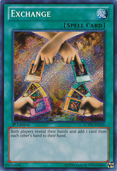 Exchange [LCYW-EN125] Secret Rare | Mega City Incorporated