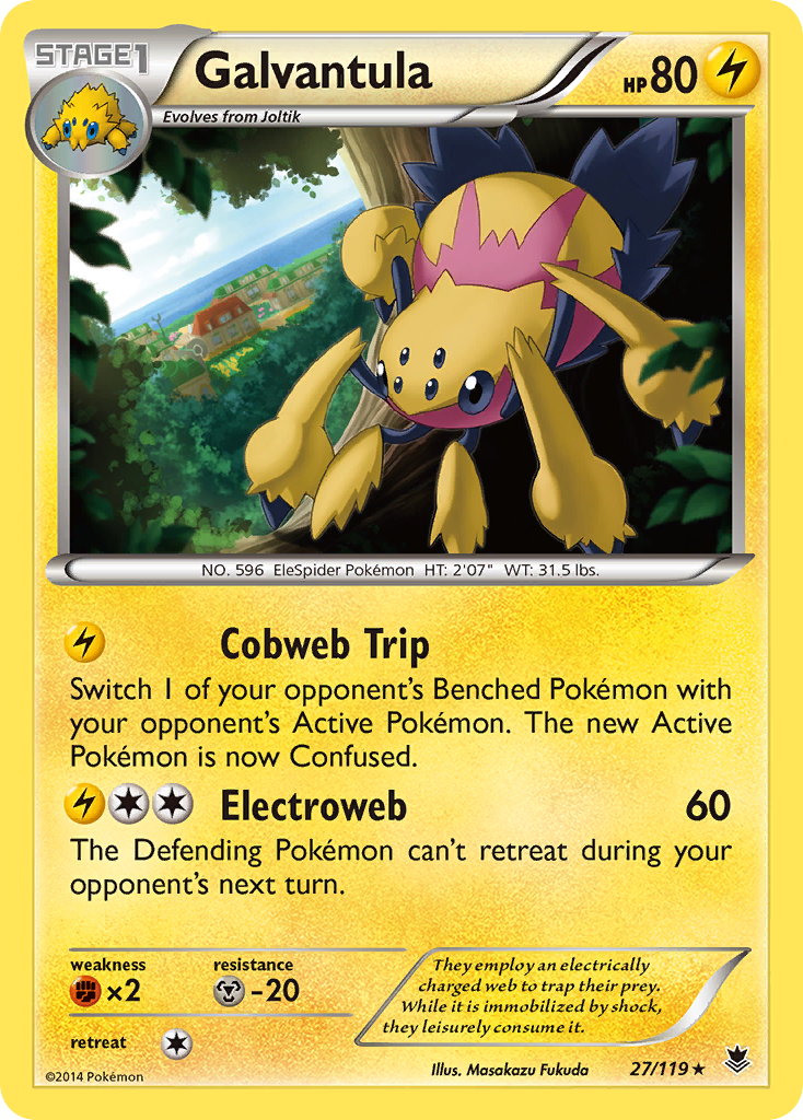 Galvantula (27/119) [XY: Phantom Forces] | Mega City Incorporated