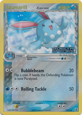 Azumarill (19/113) (Delta Species) (Stamped) [EX: Delta Species] | Mega City Incorporated