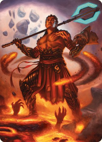 Koth, Fire of Resistance Art Card [Phyrexia: All Will Be One Art Series] | Mega City Incorporated