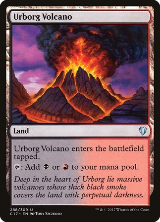 Urborg Volcano [Commander 2017] | Mega City Incorporated