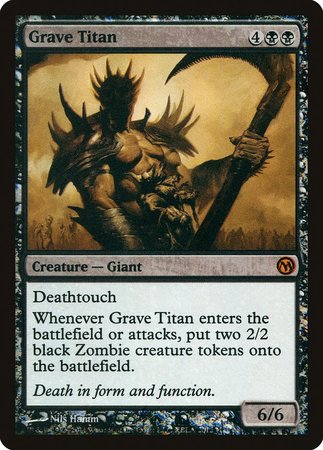 Grave Titan [Duels of the Planeswalkers Promos 2011] | Mega City Incorporated