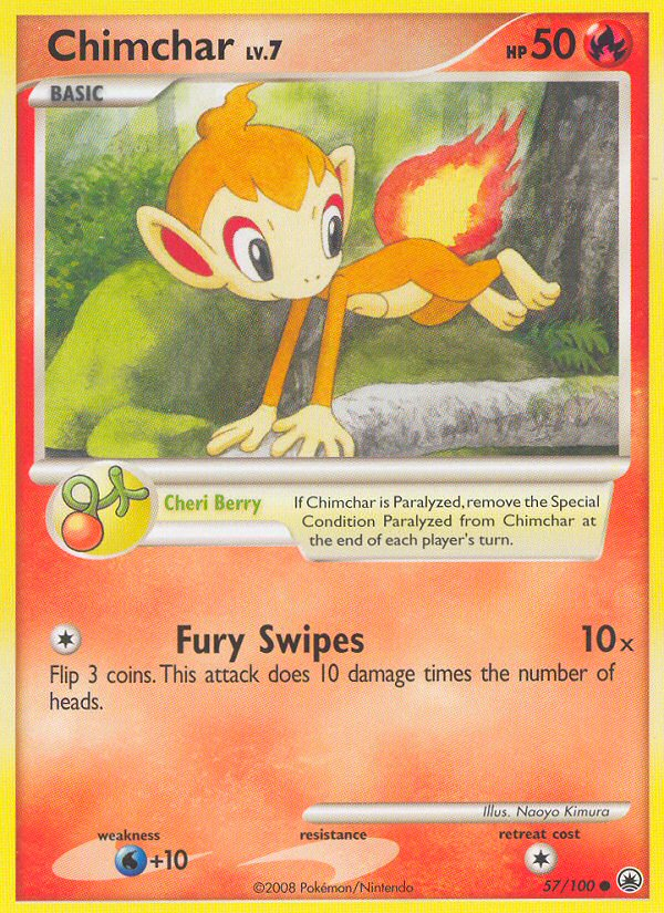 Chimchar (57/100) [Diamond & Pearl: Majestic Dawn] | Mega City Incorporated