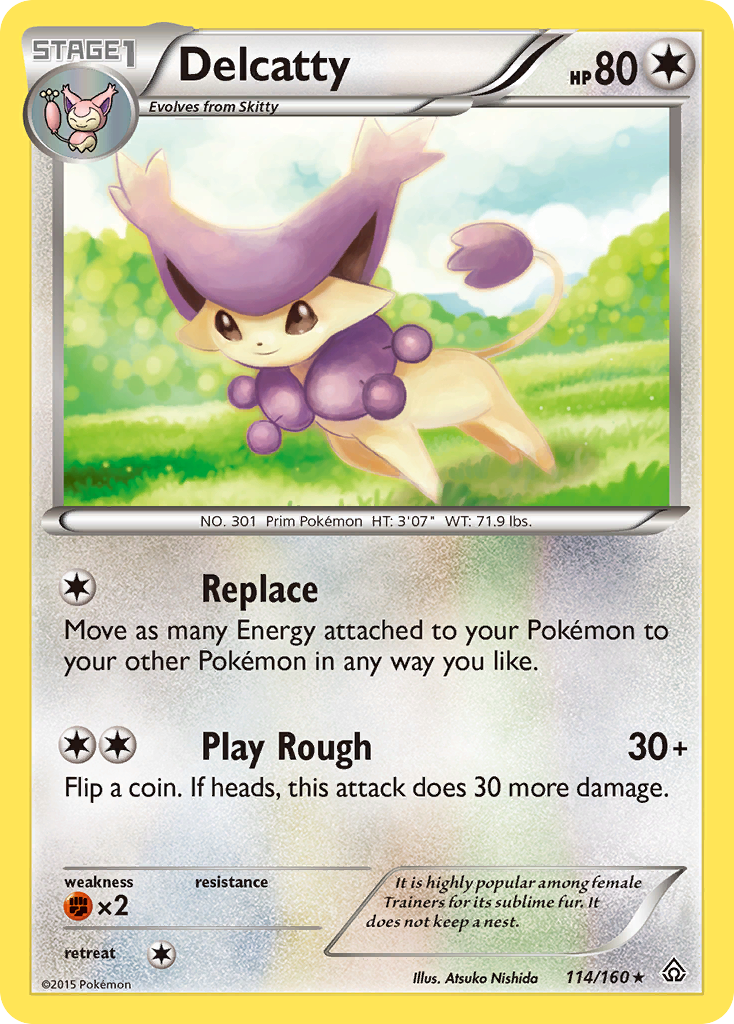 Delcatty (114/160) [XY: Primal Clash] | Mega City Incorporated