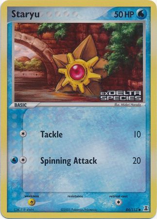 Staryu (84/113) (Stamped) [EX: Delta Species] | Mega City Incorporated