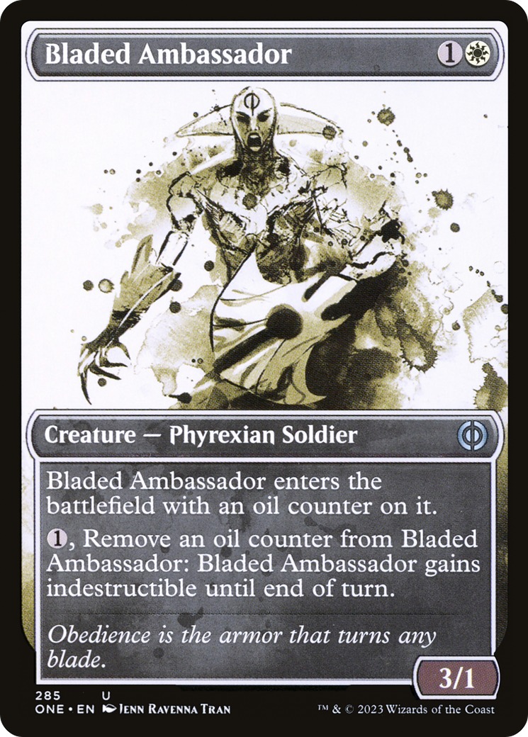 Bladed Ambassador (Showcase Ichor) [Phyrexia: All Will Be One] | Mega City Incorporated