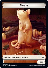Mouse // Food (15) Double-sided Token [Throne of Eldraine Tokens] | Mega City Incorporated