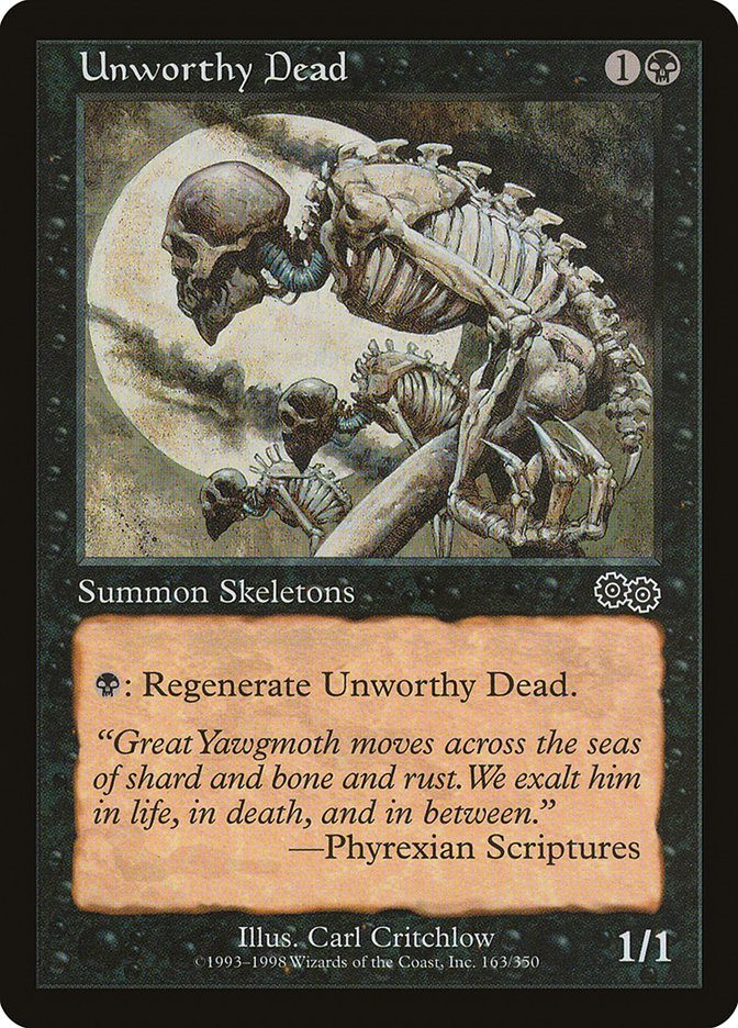 Unworthy Dead [Urza's Saga] | Mega City Incorporated