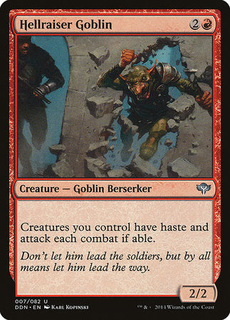 Hellraiser Goblin [Duel Decks: Speed vs. Cunning] | Mega City Incorporated