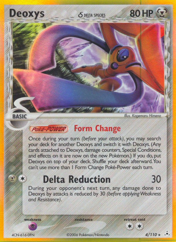 Deoxys (4/110) (Delta Species) [EX: Holon Phantoms] | Mega City Incorporated