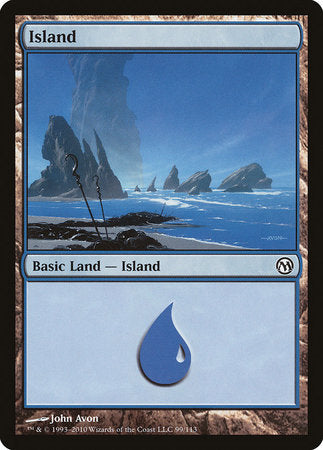 Island (99) [Duels of the Planeswalkers] | Mega City Incorporated