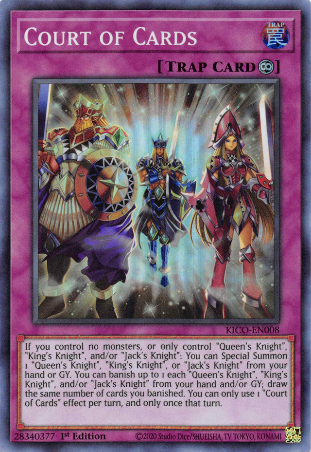 Court of Cards (Super Rare) [KICO-EN008] Super Rare | Mega City Incorporated