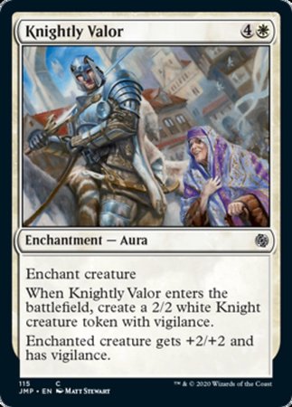 Knightly Valor [Jumpstart] | Mega City Incorporated