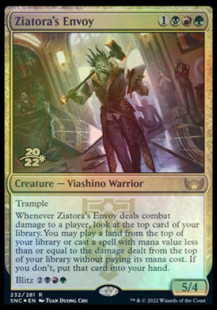 Ziatora's Envoy [Streets of New Capenna Prerelease Promos] | Mega City Incorporated
