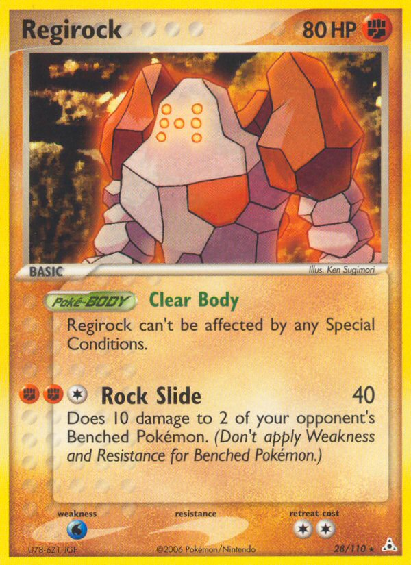Regirock (28/110) [EX: Holon Phantoms] | Mega City Incorporated