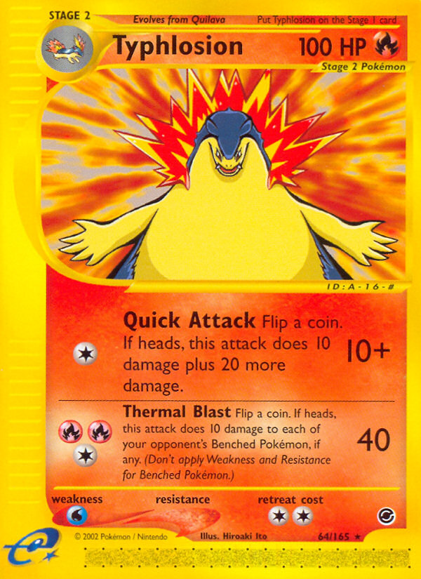 Typhlosion (64/165) [Expedition: Base Set] | Mega City Incorporated