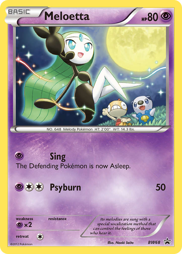 Meloetta (BW68) [Black & White: Black Star Promos] | Mega City Incorporated