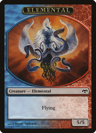 Elemental Token (Blue/Red) [Eventide Tokens] | Mega City Incorporated